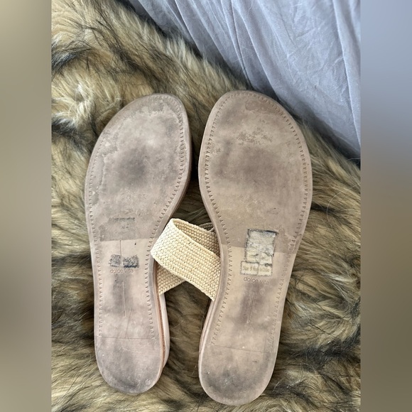 Dolce Vita Beige and Tortoise Brown Sandals - Picture 4 of 4